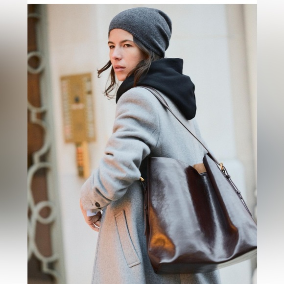ZARA maxi bucket bag NWOT - Picture 1 of 9